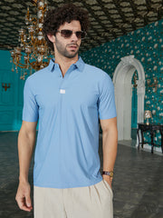 Seamless Waffle Polo T-Shirt