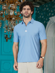 Seamless Waffle Polo T-Shirt
