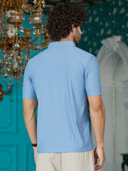 Seamless Waffle Polo T-Shirt