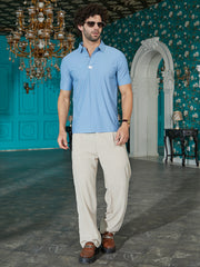 Seamless Waffle Polo T-Shirt