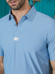 Seamless Waffle Polo T-Shirt