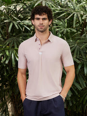 Seamless Waffle Polo T-Shirt