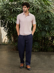 Seamless Waffle Polo T-Shirt