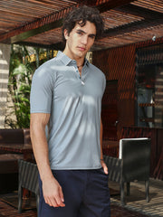 Seamless Solid Polo T-Shirt