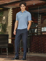 Seamless Solid Polo T-Shirt