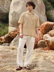 Lozenge Oversized Polo T-Shirt
