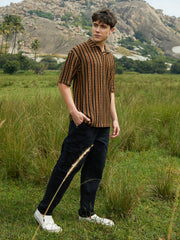 Clover-Striped Polo T-Shirt