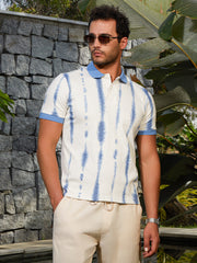 Tie-Dye Tactile Polo T-Shirt