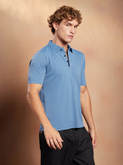 Seamless Solid Polo T-Shirt