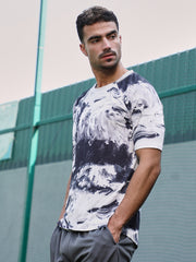 Contrast-Brushed Activewear T-Shirt