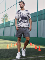 Contrast-Brushed Activewear T-Shirt