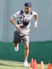 Contrast-Brushed Activewear T-Shirt