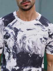 Contrast-Brushed Activewear T-Shirt