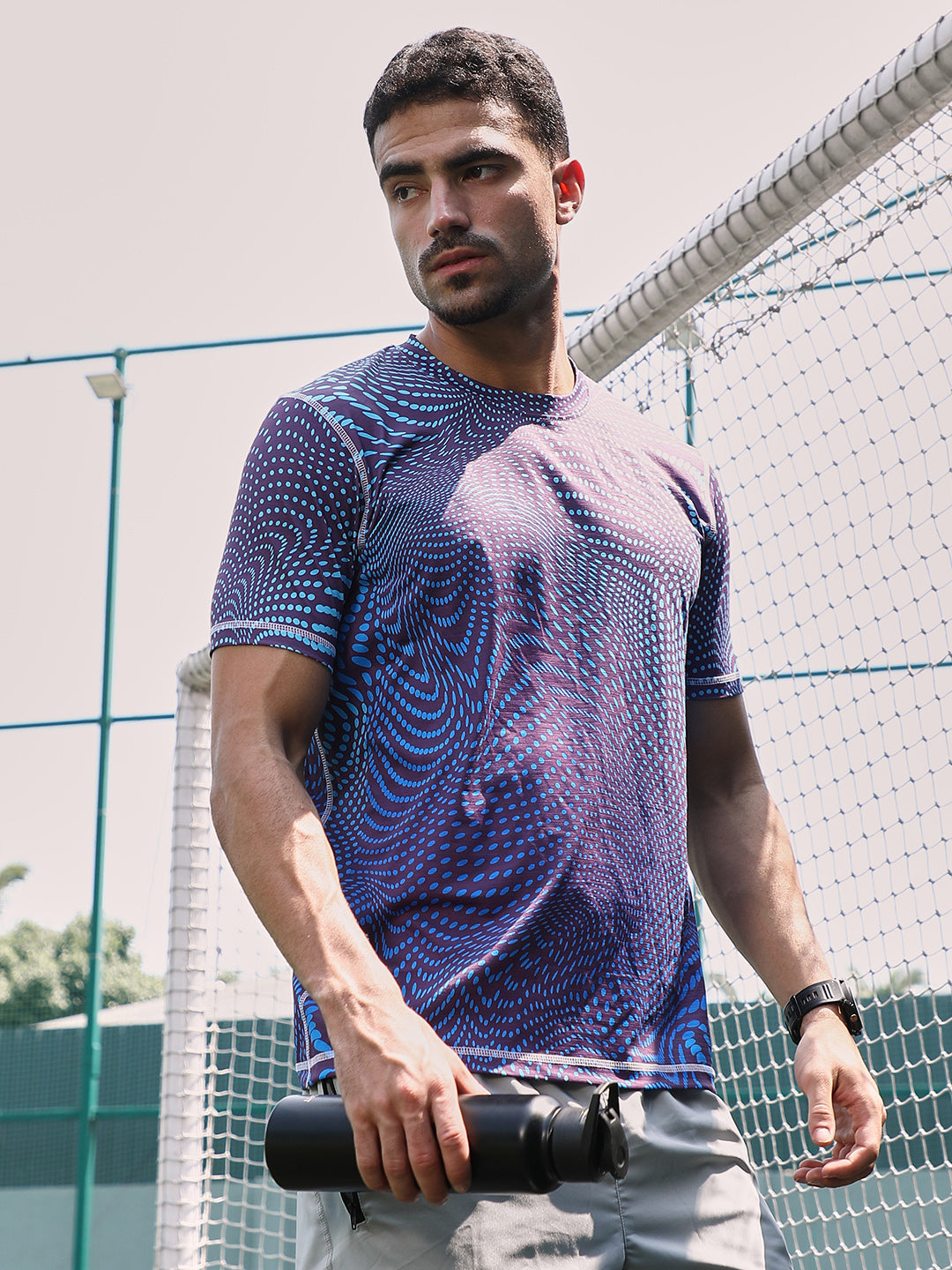 Polka-Swirl Activewear T-Shirt