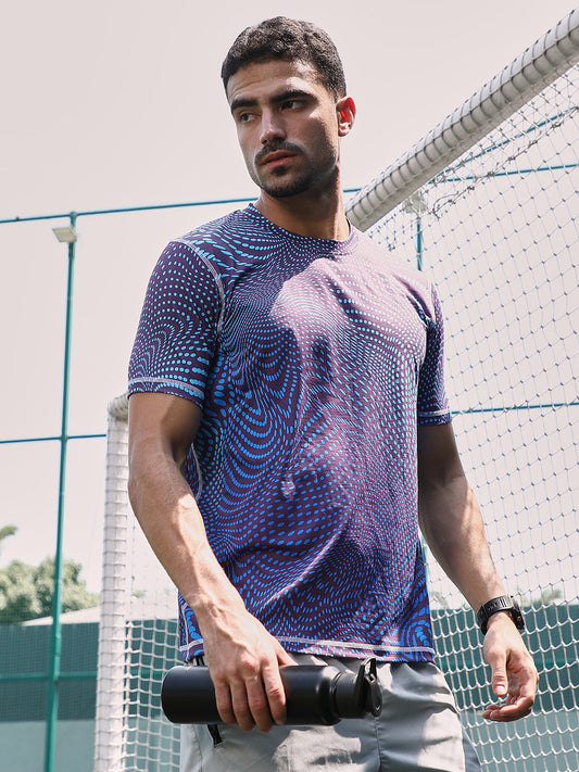 Polka-Swirl Activewear T-Shirt