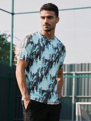 Abstract-Brush Activewear T-Shirt