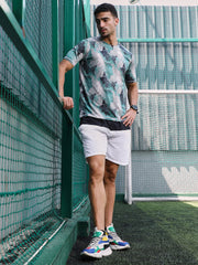 Blur-Imprint Activewear T-Shirt