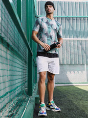 Blur-Imprint Activewear T-Shirt