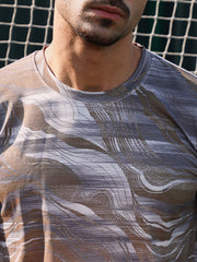Lined-Dye Activewear T-Shirt