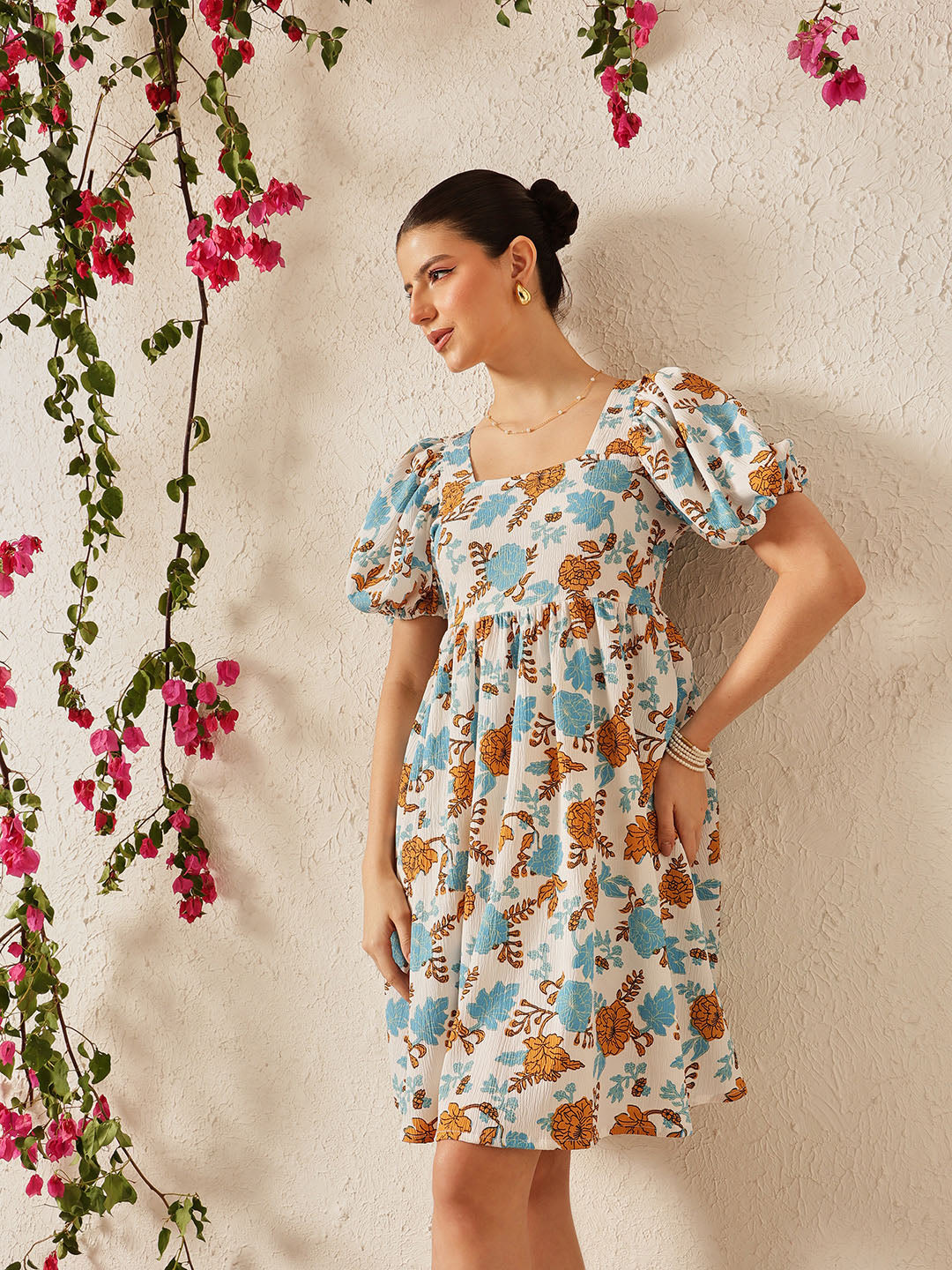 Puff Sleeve Dress