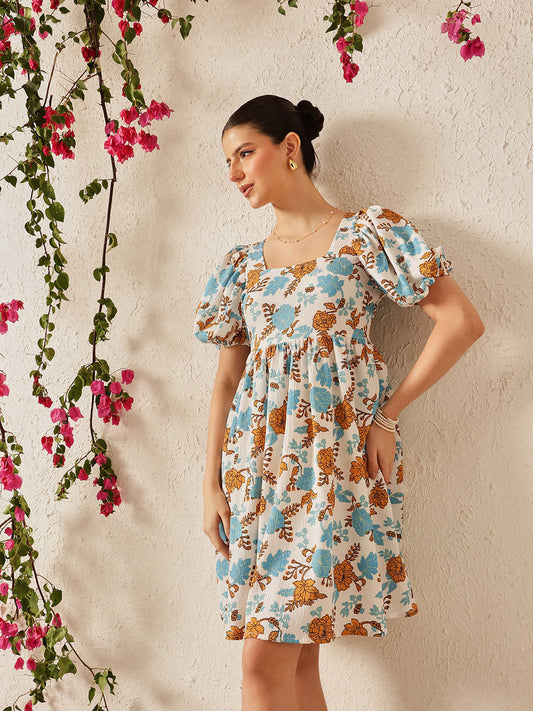 Puff Sleeve Dress