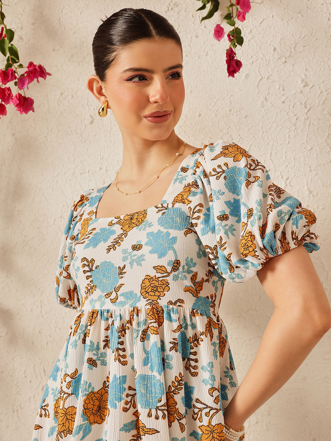 Puff Sleeve Dress