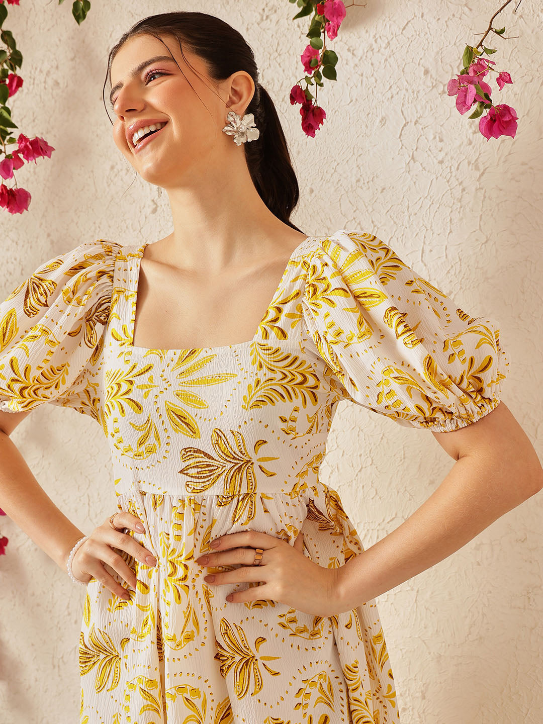 Puff Sleeve Dress