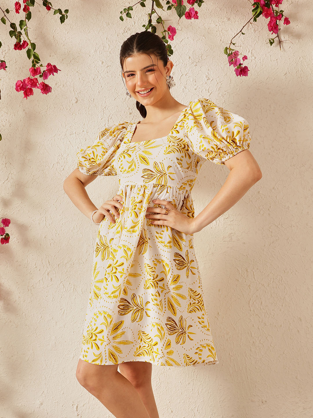 Puff Sleeve Dress