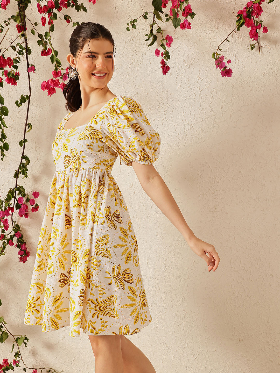 Puff Sleeve Dress