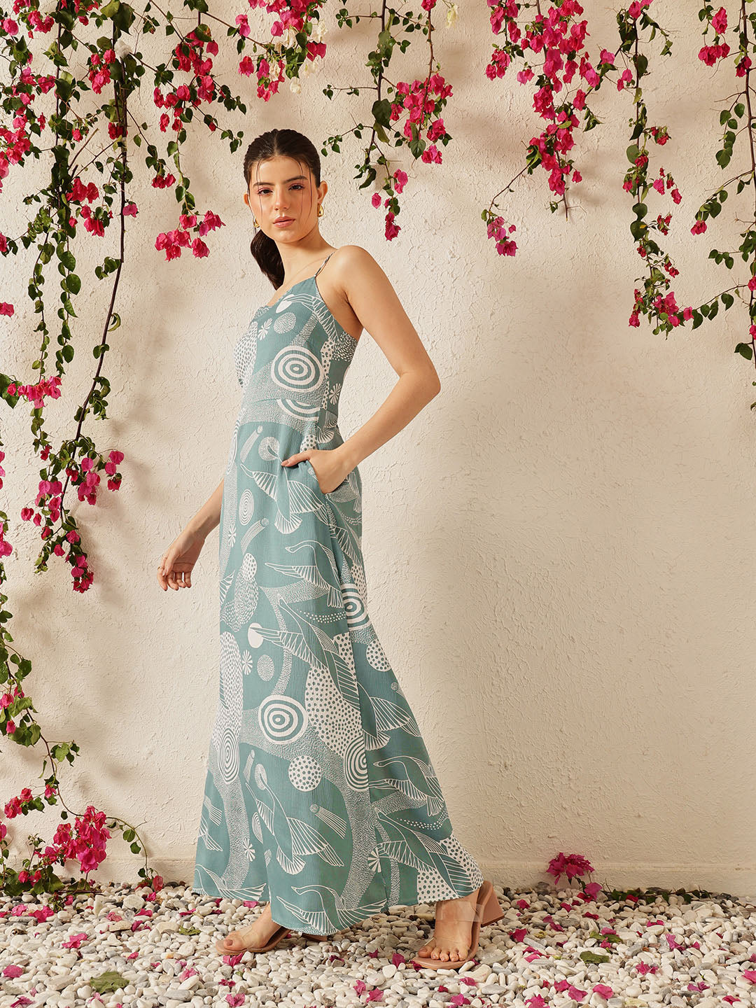 Printed Maxi Dress