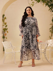 Printed Max Dress