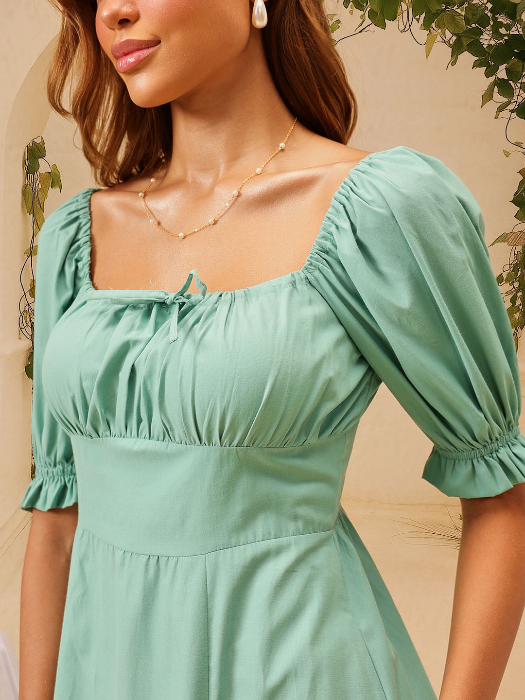 Slit Midi Dress