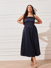 Satin Maxi Dress