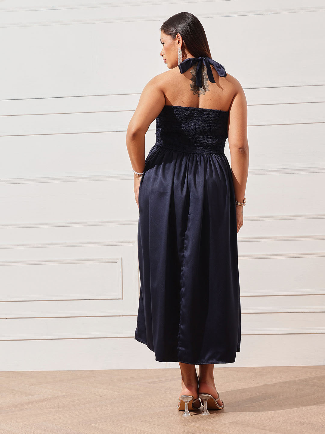 Satin Maxi Dress