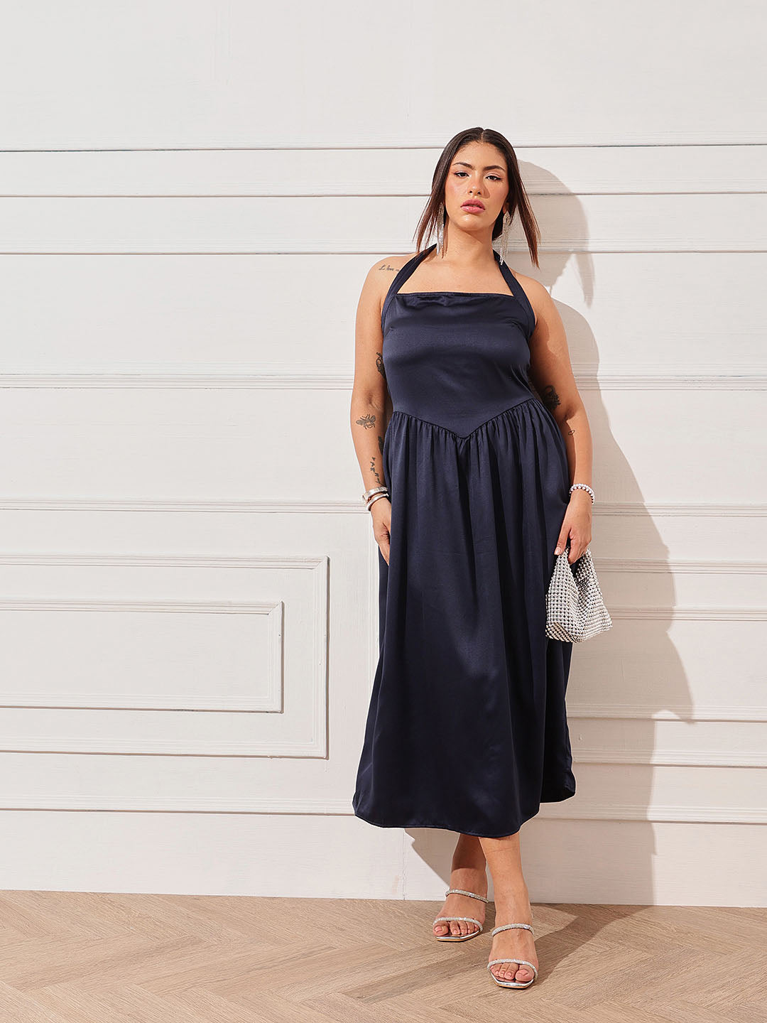 Satin Maxi Dress