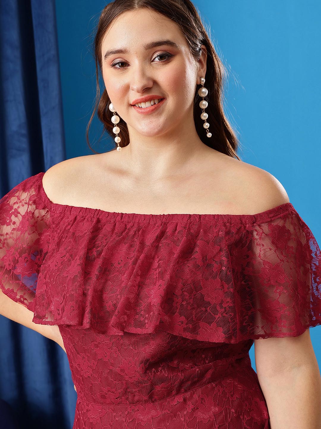 Layered Fit & Flare Dress