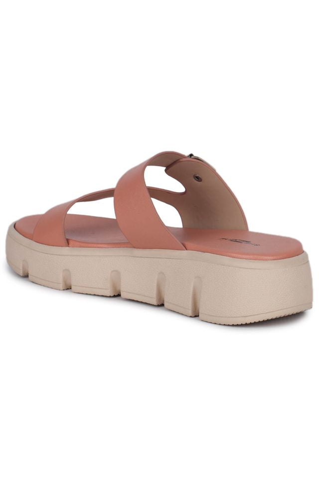 Casual Fashion Open Back Sandal 1 inch Platform Heels
