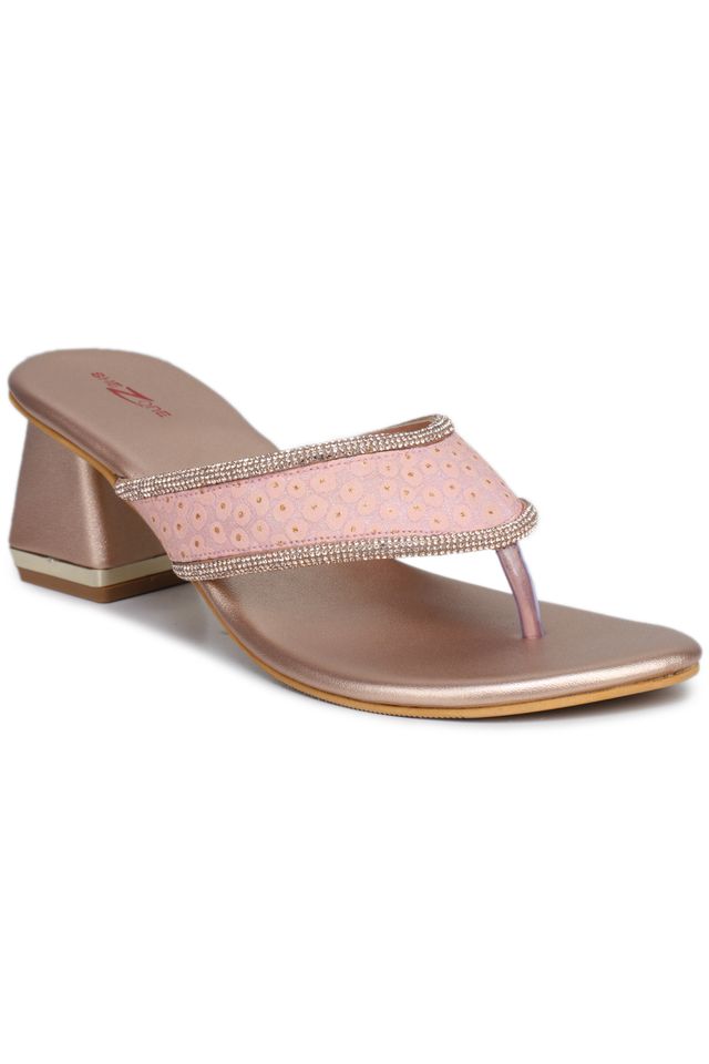 Fashion Open Back Sandal 1.5 inches Block Heels