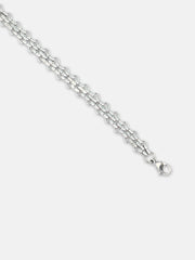 The Pavement Link Bracelet - Metallic Silver