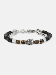 The Mayan Beaded Bracelet - Onyx Black