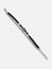 The Mayan Beaded Bracelet - Onyx Black