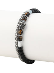 The Mayan Beaded Bracelet - Onyx Black