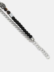 The Mayan Beaded Bracelet - Onyx Black