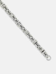 The Knot Link Bracelet - Metallic Silver