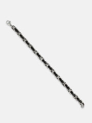 The Cycle Link Bracelet - Onyx Black