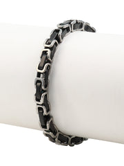 The Cycle Link Bracelet - Onyx Black