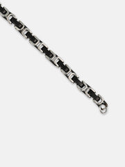 The Cycle Link Bracelet - Onyx Black