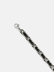 The Cycle Link Bracelet - Onyx Black