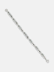 The Mechanical Link Bracelet - Metallic Silver
