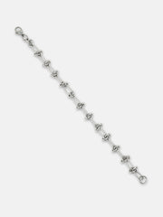 The Minimal Link Bracelet - Metallic Silver